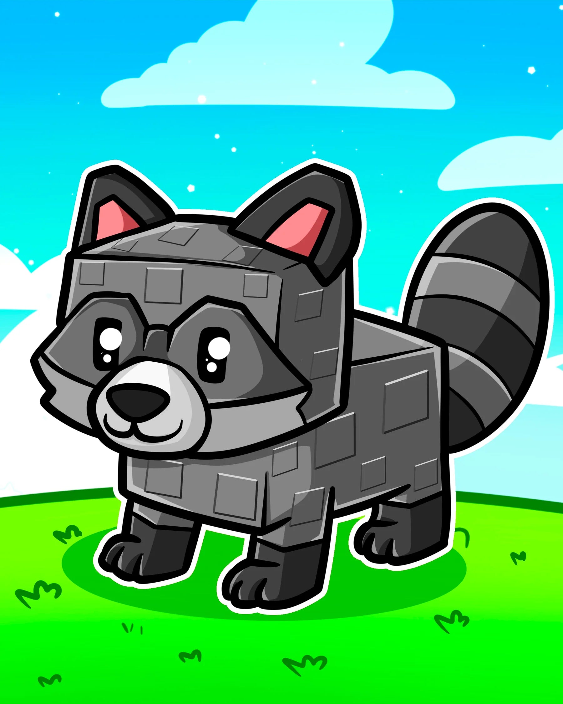 Racoon • Grow a garden